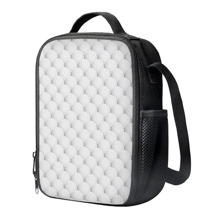 Golf Ball Pattern Print Crossbody Lunch Bag