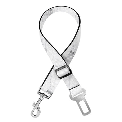 Golf Ball Pattern Print Dog Seat Belt