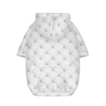 Golf Ball Pattern Print Dog Zip Up Hoodie