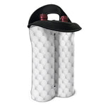 Golf Ball Pattern Print Double Neoprene Wine Tote