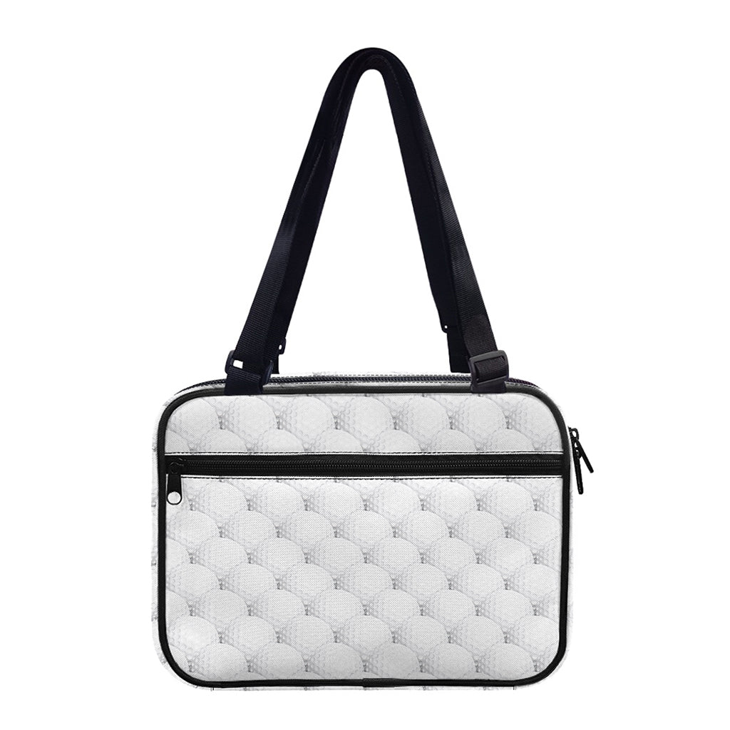 Golf Ball Pattern Print Double Strap Bible Bag