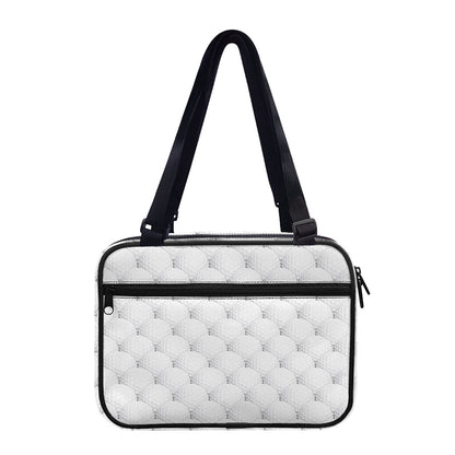 Golf Ball Pattern Print Double Strap Bible Bag