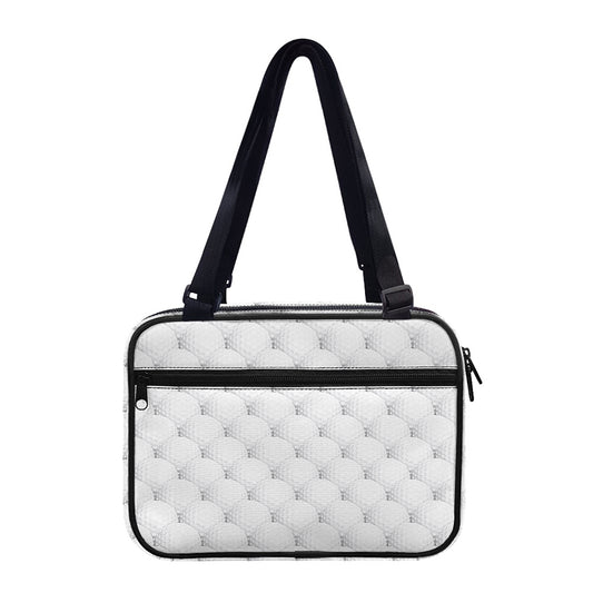 Golf Ball Pattern Print Double Strap Bible Bag