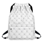 Golf Ball Pattern Print Drawstring Backpack