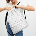 Golf Ball Pattern Print Drawstring Backpack