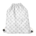 Golf Ball Pattern Print Drawstring Bag