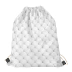 Golf Ball Pattern Print Drawstring Bag