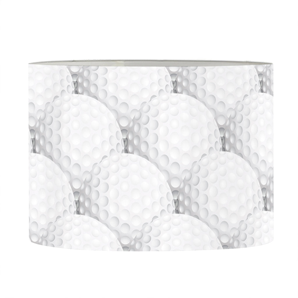 Golf Ball Pattern Print Drum Lamp Shade