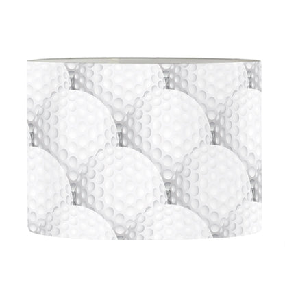 Golf Ball Pattern Print Drum Lamp Shade