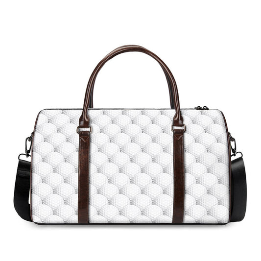 Golf Ball Pattern Print Duffle Bag