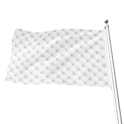 Golf Ball Pattern Print Flag