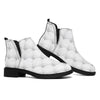 Golf Ball Pattern Print Flat Ankle Boots