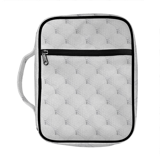 Golf Ball Pattern Print Front Pocket Bible Bag