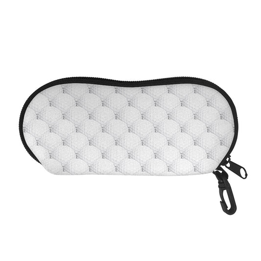 Golf Ball Pattern Print Glasses Case