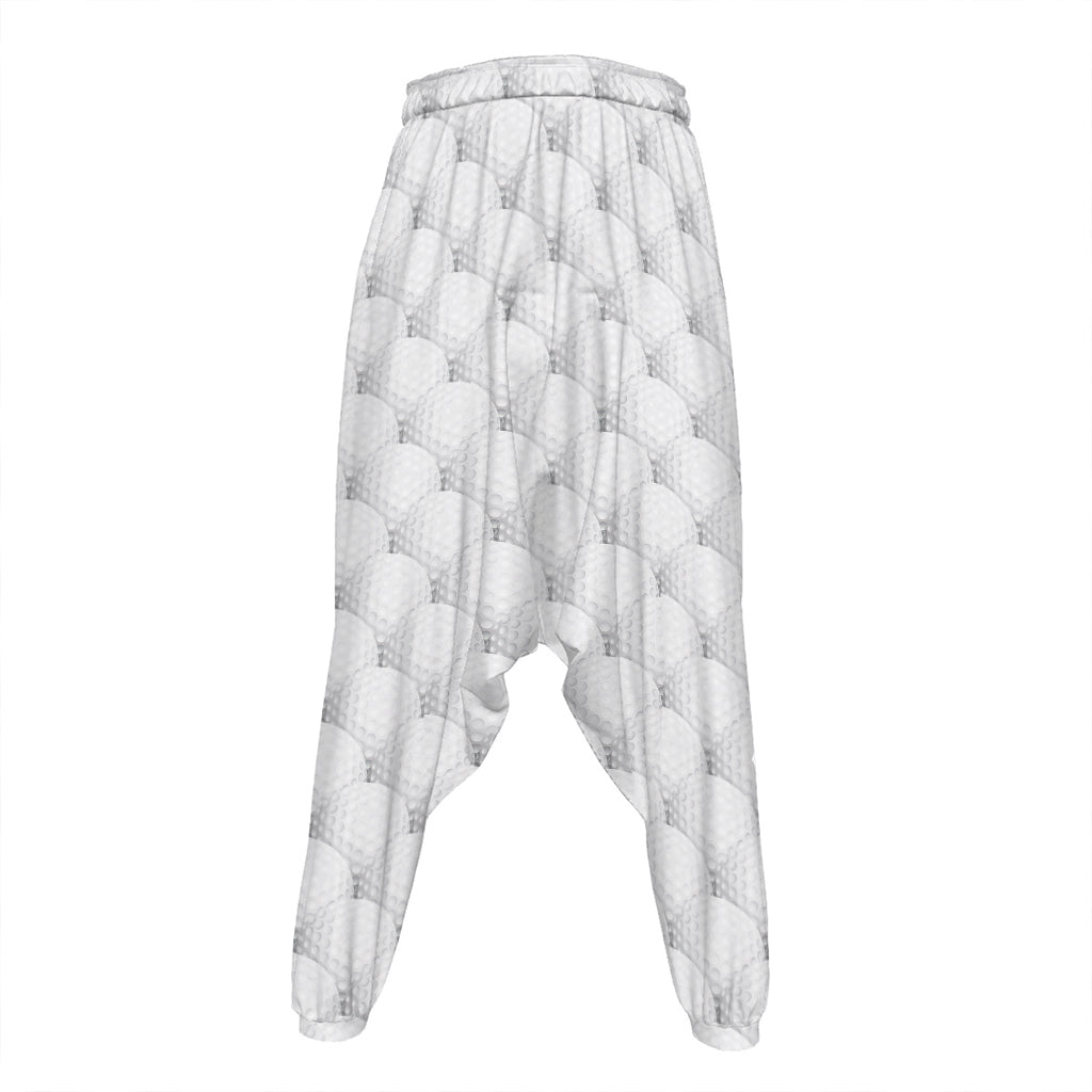 Golf Ball Pattern Print Hammer Pants