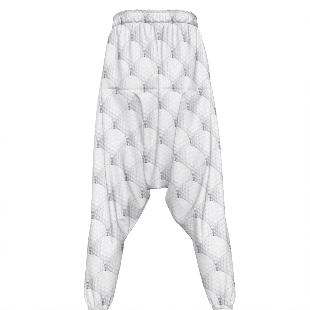 Golf Ball Pattern Print Hammer Pants