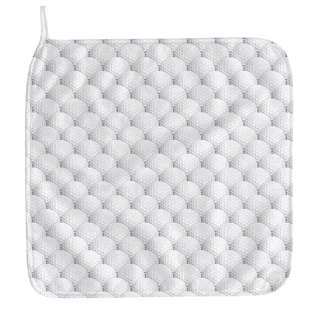 Golf Ball Pattern Print Hand Towel