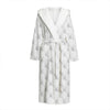 Golf Ball Pattern Print Hooded Bathrobe