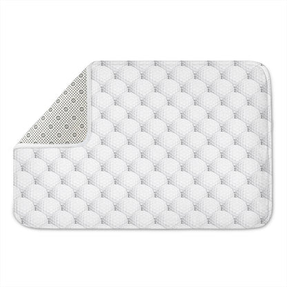 Golf Ball Pattern Print Indoor Door Mat