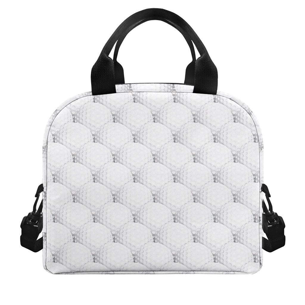 Golf Ball Pattern Print Insulated Lunch Bag