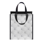 Golf Ball Pattern Print Insulated Lunch Tote