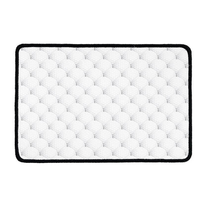 Golf Ball Pattern Print Kitchen Mat