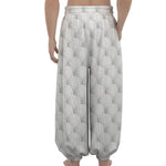 Golf Ball Pattern Print Lantern Pants