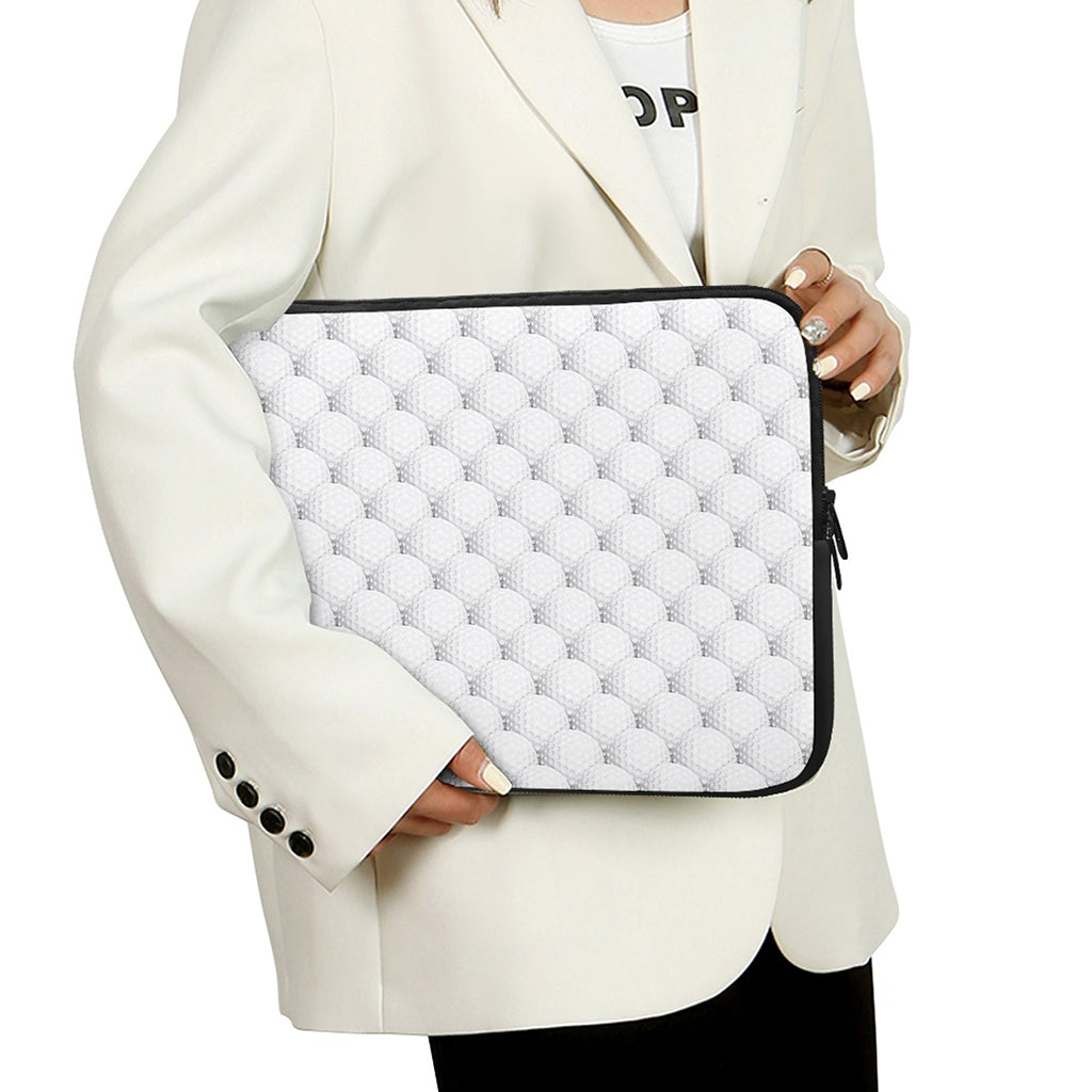 Golf Ball Pattern Print Laptop Sleeve