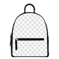 Golf Ball Pattern Print Leather Backpack
