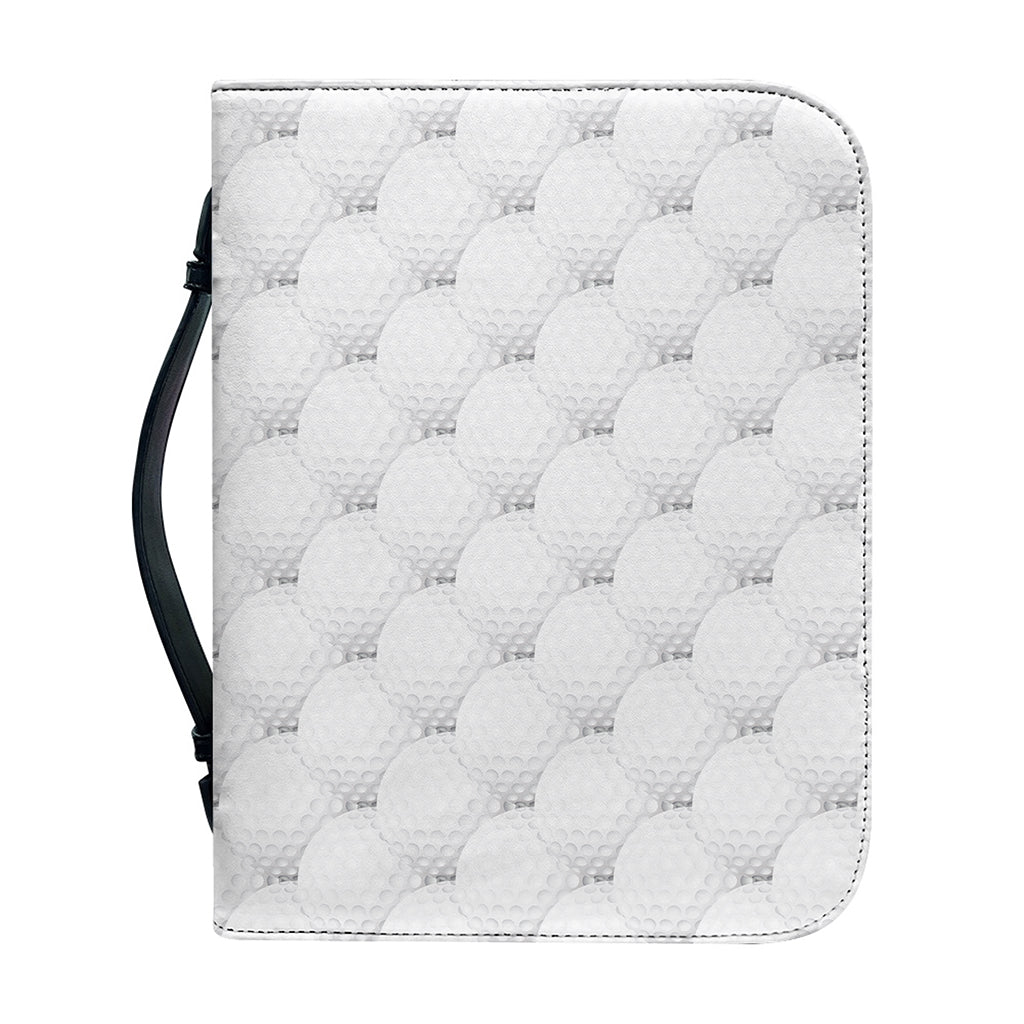 Golf Ball Pattern Print Leather Bible Cover
