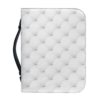 Golf Ball Pattern Print Leather Bible Cover