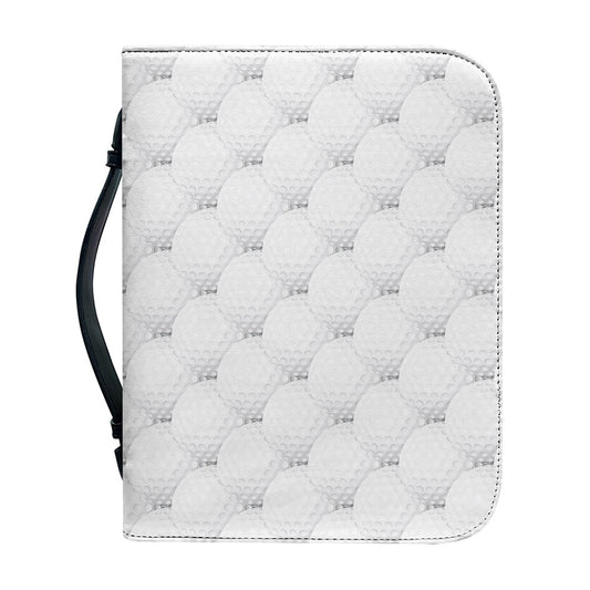 Golf Ball Pattern Print Leather Bible Cover