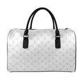 Golf Ball Pattern Print Leather Duffel Bag