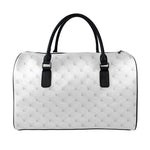 Golf Ball Pattern Print Leather Duffle Bag