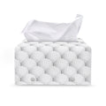 Golf Ball Pattern Print Leather Tissue Box Cover