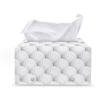 Golf Ball Pattern Print Leather Tissue Box Cover