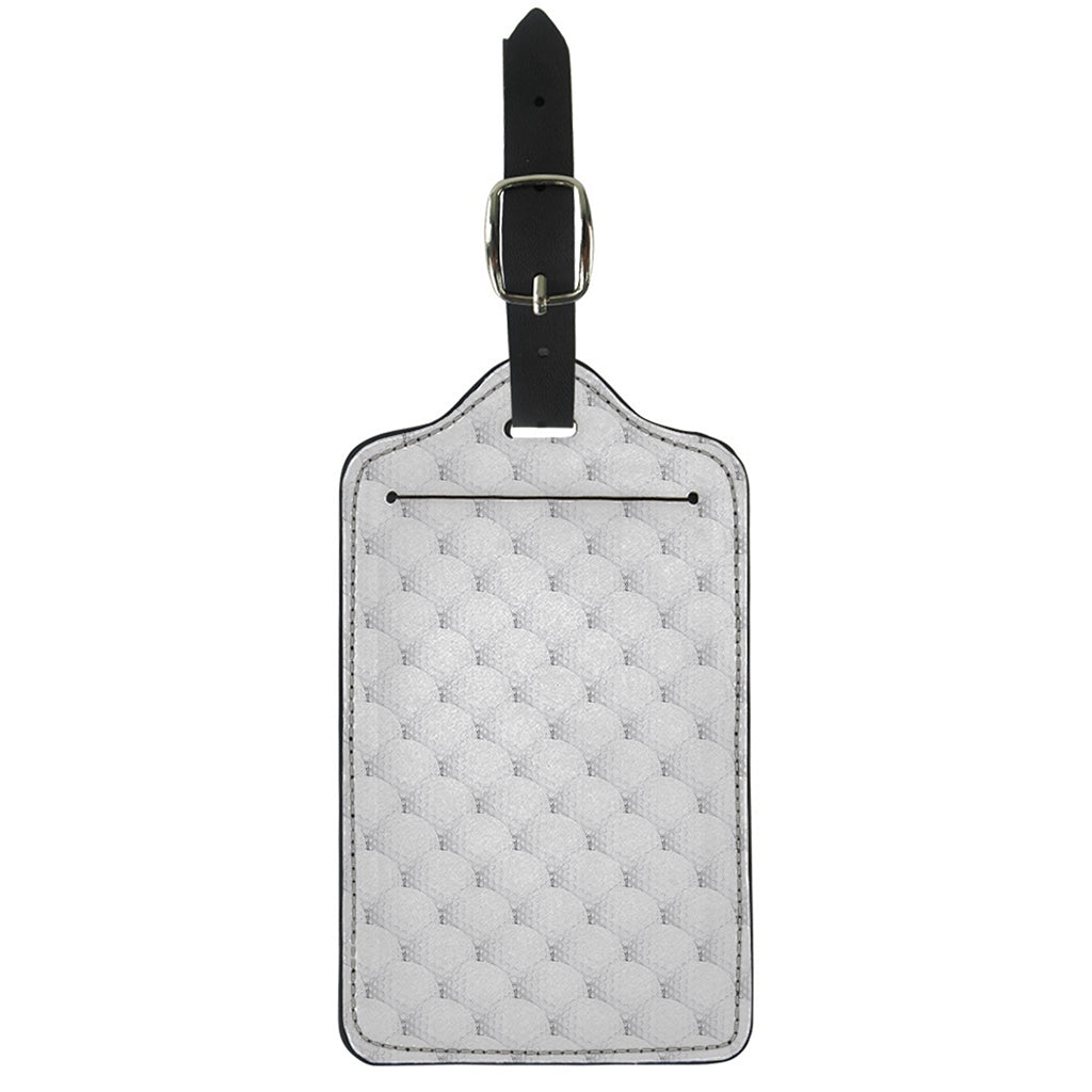 Golf Ball Pattern Print Luggage Tag