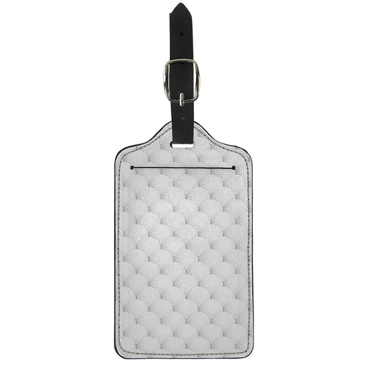 Golf Ball Pattern Print Luggage Tag