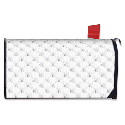 Golf Ball Pattern Print Mailbox Cover