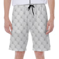 Golf Ball Pattern Print Men's Beach Shorts