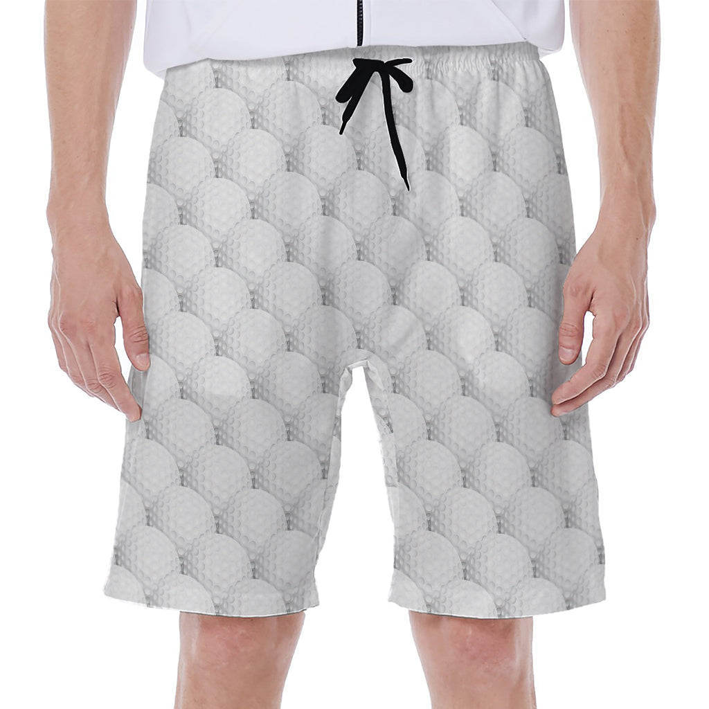 Golf Ball Pattern Print Men's Beach Shorts