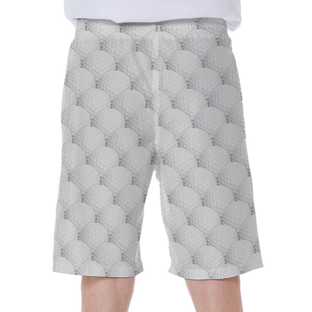 Golf Ball Pattern Print Men's Beach Shorts