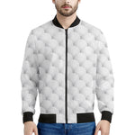 Golf Ball Pattern Print Men's Bomber Jacket