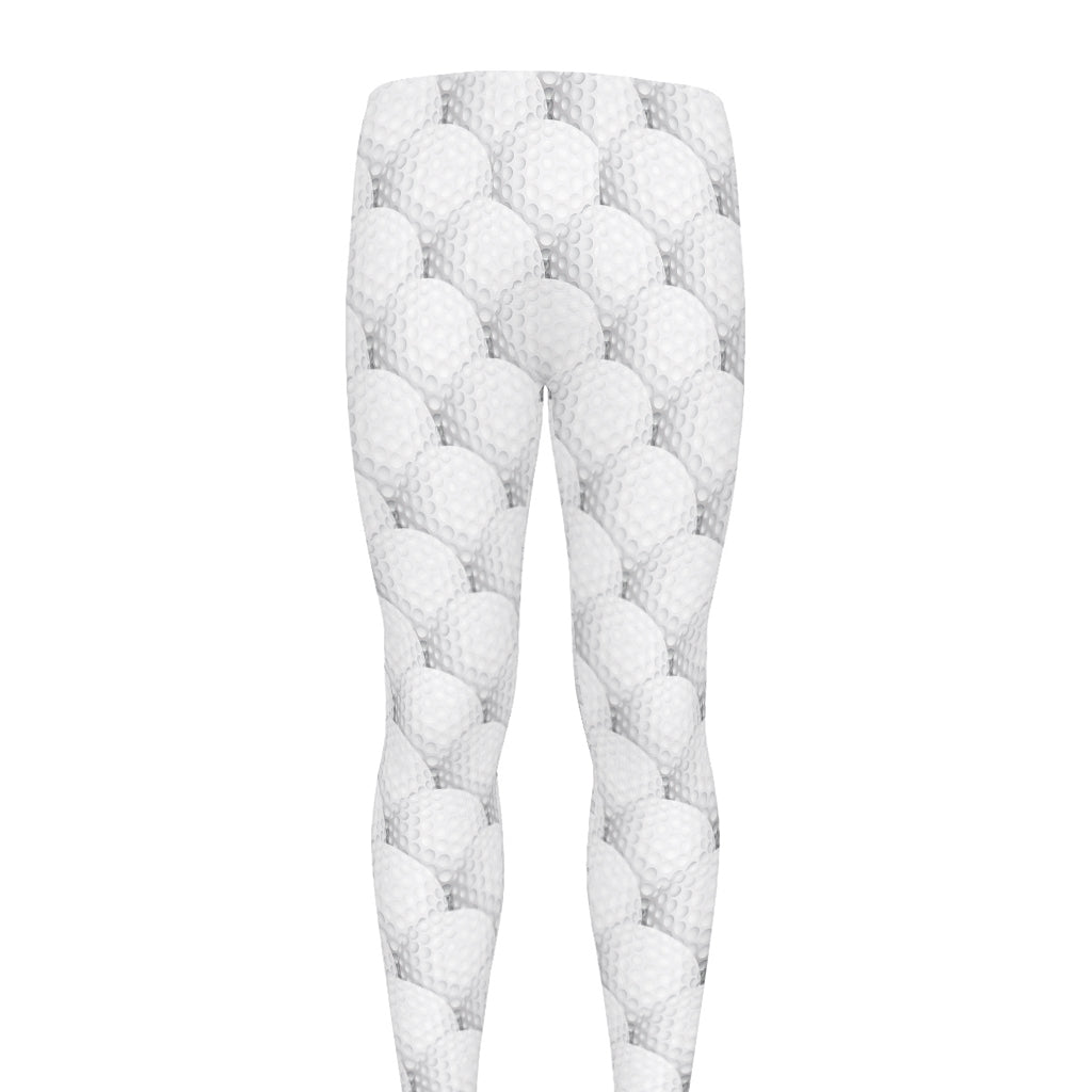 Golf Ball Pattern Print Men's leggings