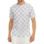 Golf Ball Pattern Print Men's Short Sleeve Rash Guard