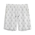 Golf Ball Pattern Print Men's Athletic Shorts