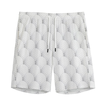 Golf Ball Pattern Print Men's Sports Shorts