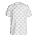 Golf Ball Pattern Print Men's Athletic T-Shirt