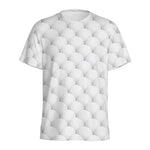 Golf Ball Pattern Print Men's Sports T-Shirt