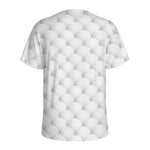 Golf Ball Pattern Print Men's Sports T-Shirt